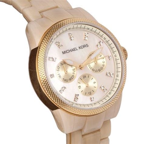 michael kors gold pearl face watch|michael kors watches red.